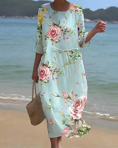 Sienna | Sunset Flower Dress