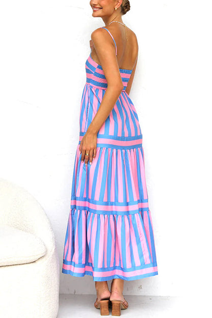 Rosalyn | Color Block Maxi Dress