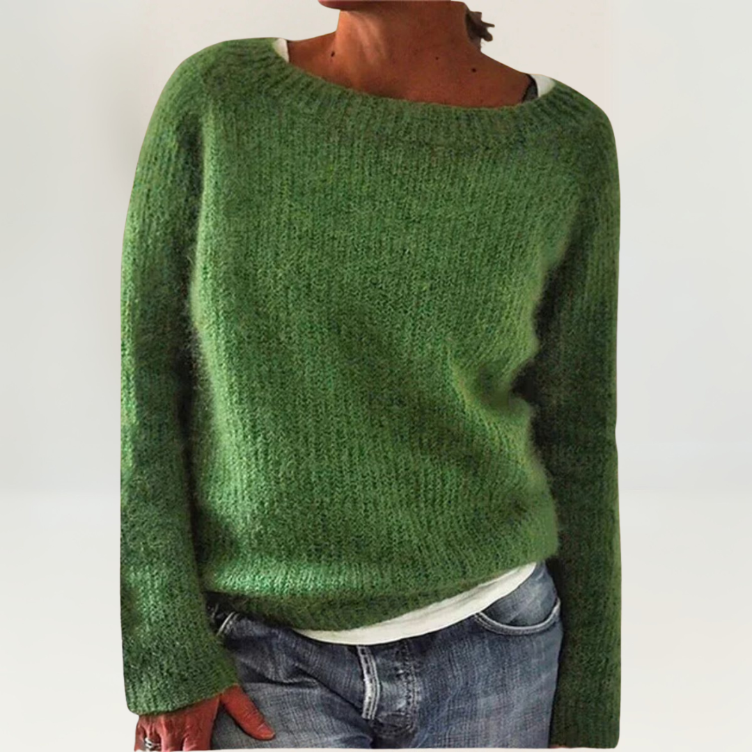 Francine – Relaxed Knit Crew Neck Sweater