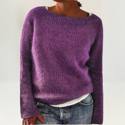 Francine – Relaxed Knit Crew Neck Sweater
