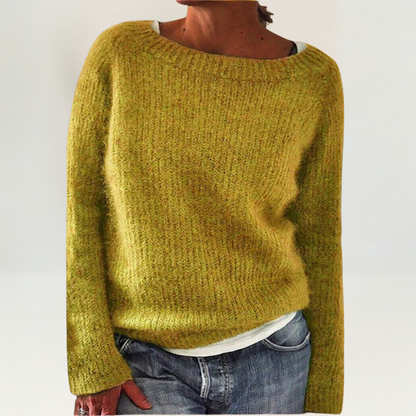 Francine – Relaxed Knit Crew Neck Sweater