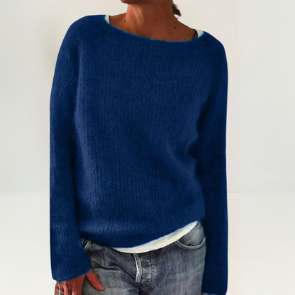 Francine – Relaxed Knit Crew Neck Sweater