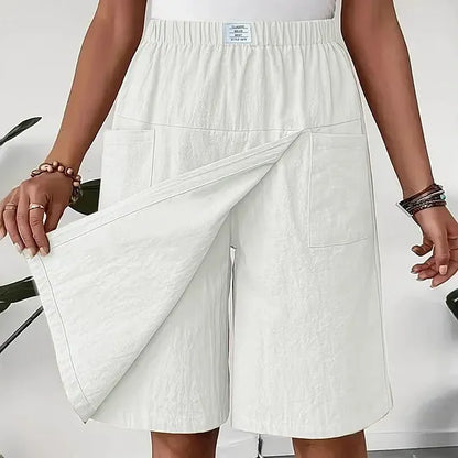 Nadine – Relaxed Wide-Leg Casual Shorts
