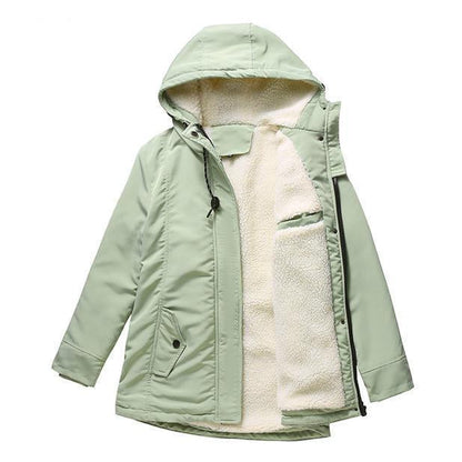 Priscilla – Hooded Parka Coat with Fleece Lining