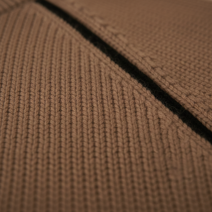 Gretchen – Ribbed Turtleneck Sweater with Contrast Trim