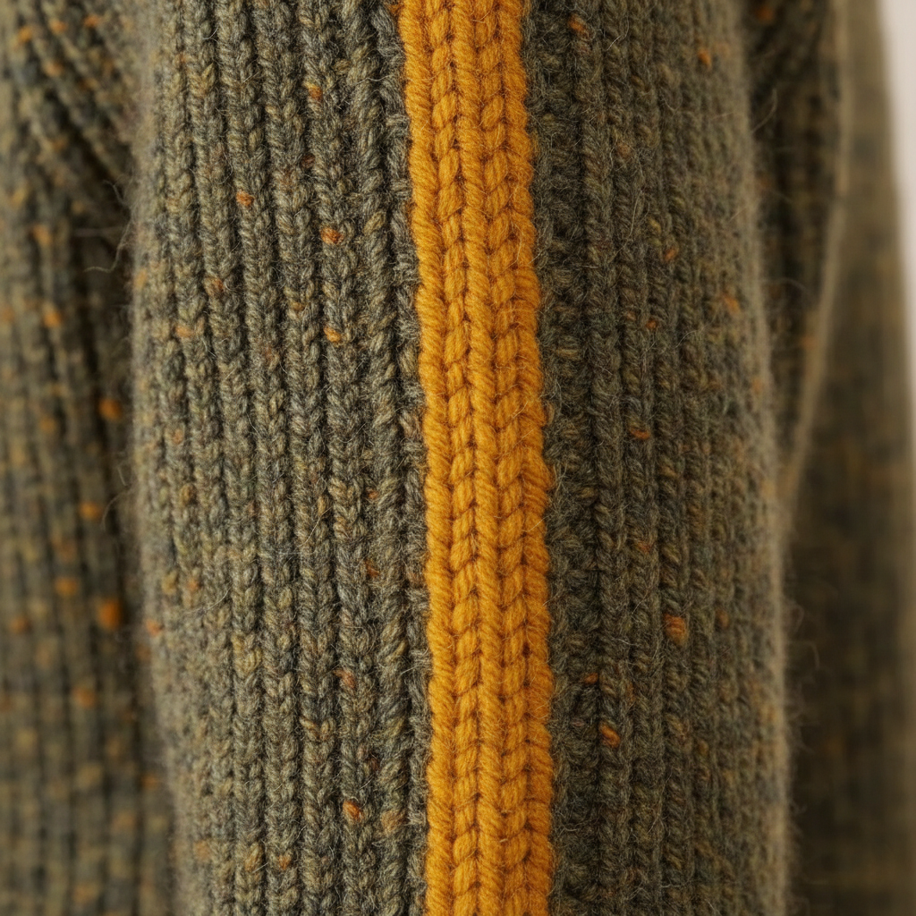 Josie – Ribbed Turtleneck Sweater with Contrast Trim