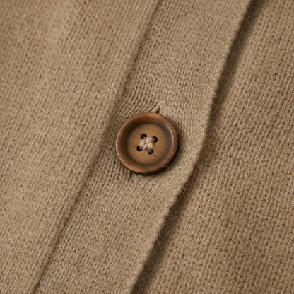 Penny – Button-Up Collared Knit Cardigan