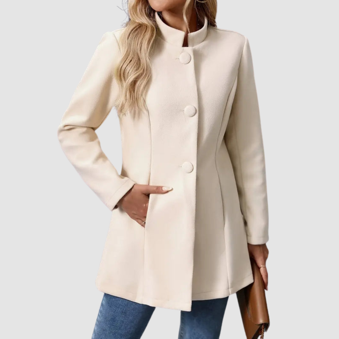 Lindsey – Tailored Stand Collar Elegant Jacket