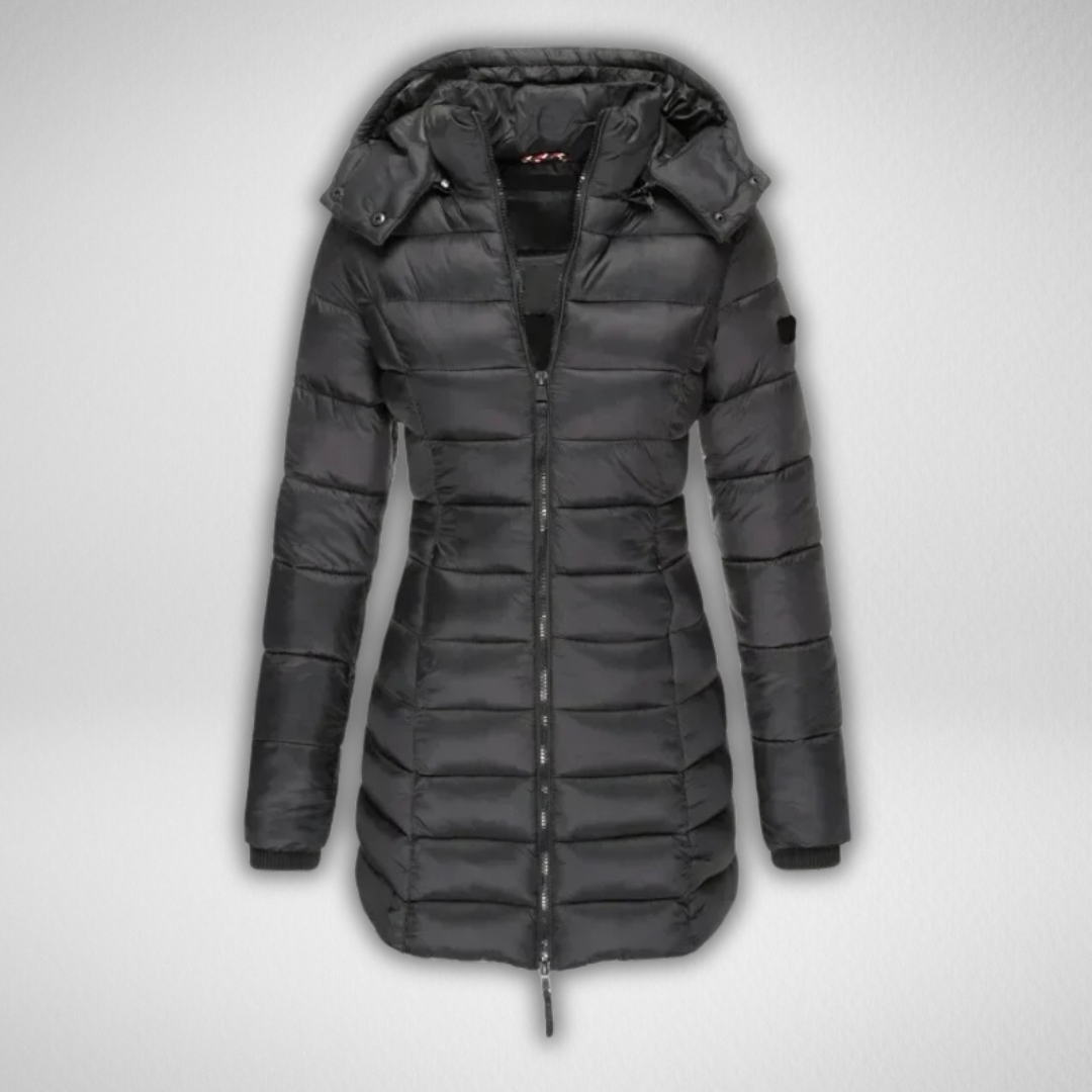 Glenda – Slim Fit Quilted Hooded Coat
