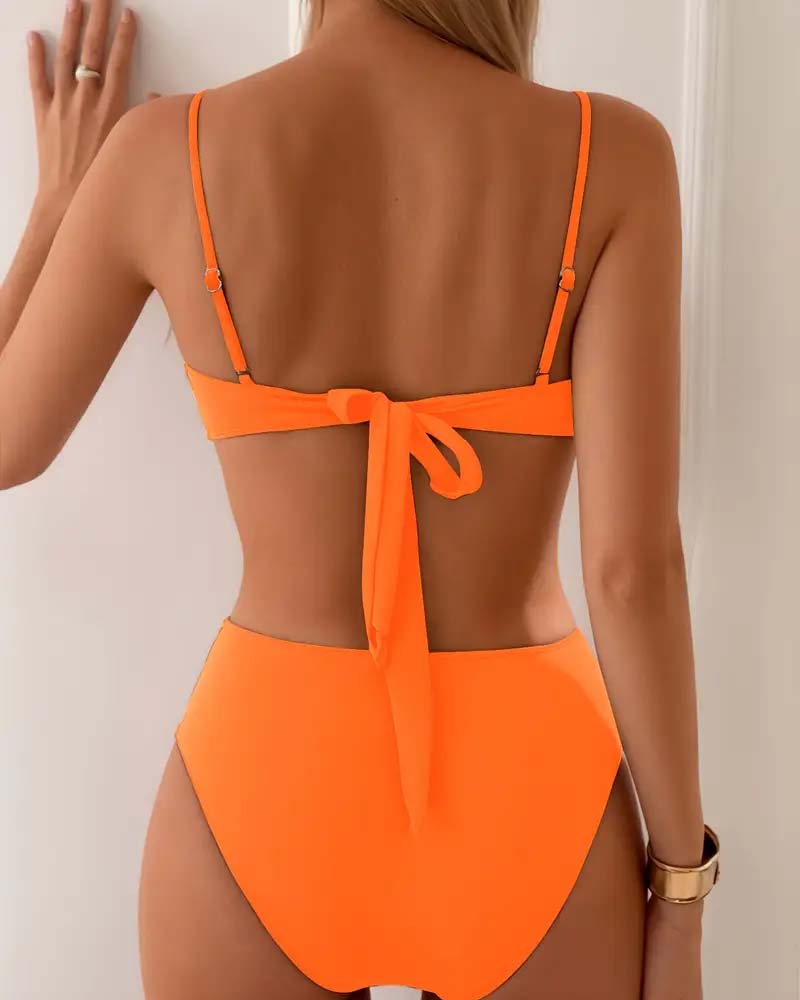 Frankie | Color-Block Two-Piece Bikini