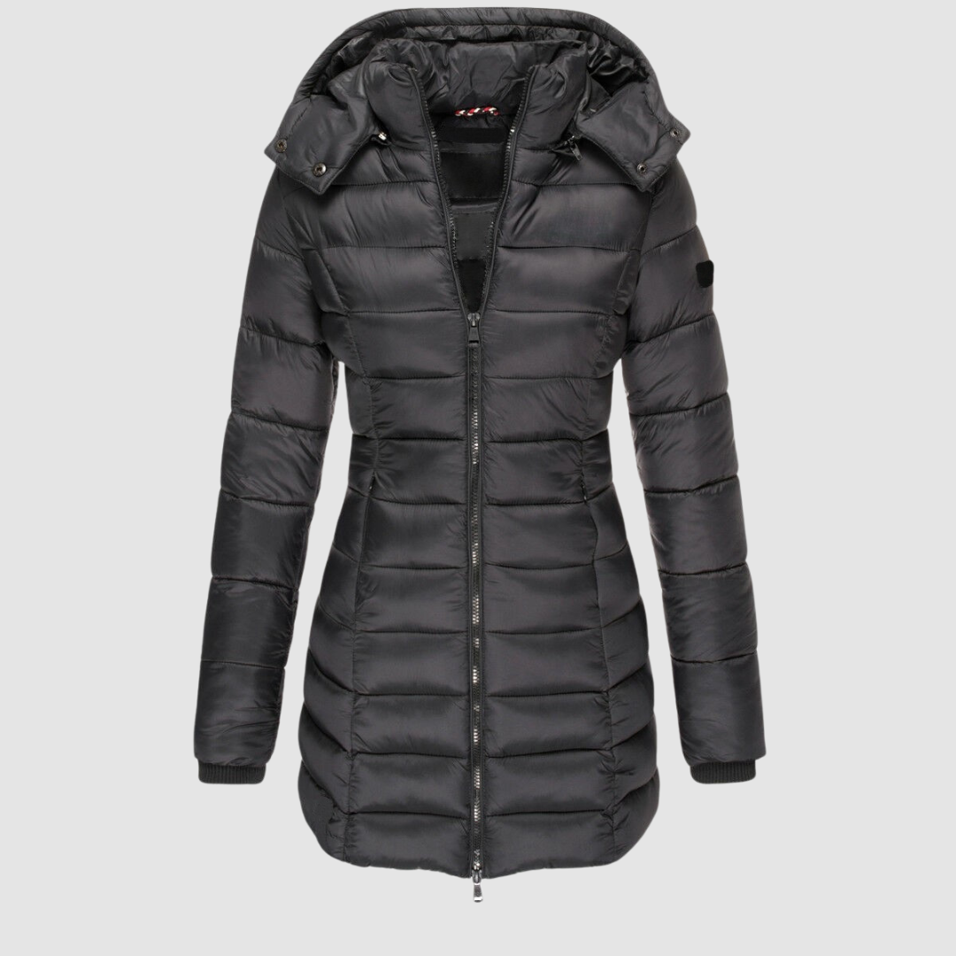 Patricia – Elegant Longline Puffer Coat