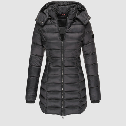 Patricia – Elegant Longline Puffer Coat