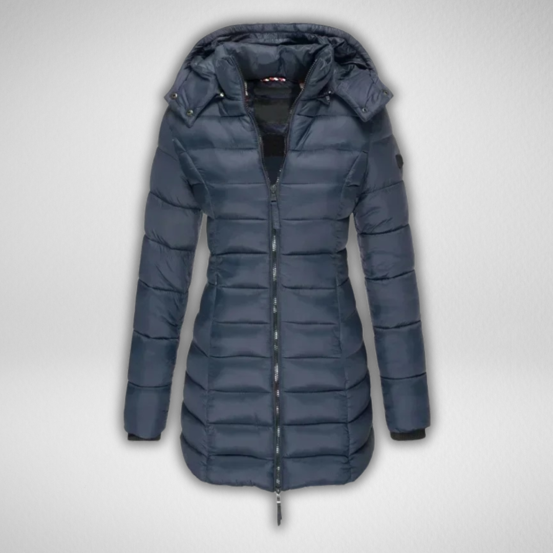 Glenda – Slim Fit Quilted Hooded Coat