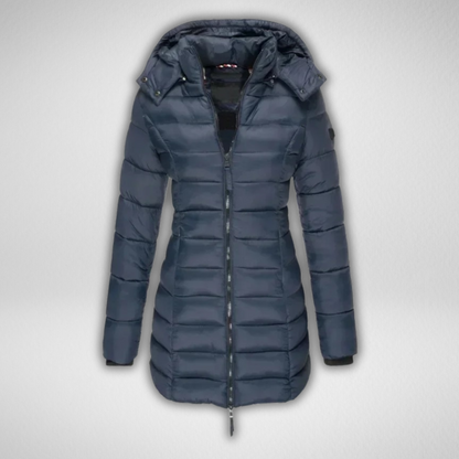 Glenda – Slim Fit Quilted Hooded Coat