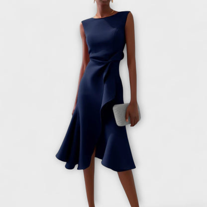 Nora | Draped Asymmetric Midi