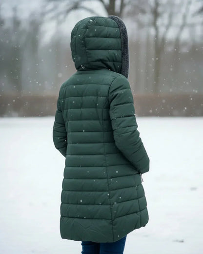 Alma – Quilted Hooded Puffer Coat