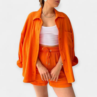 Promise | Color Summer Outfit - Top and Shorts