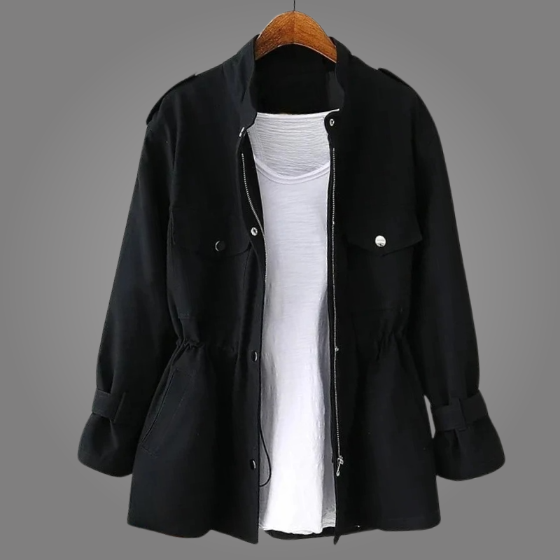 Wendy – Cinched Waist Utility Jacket