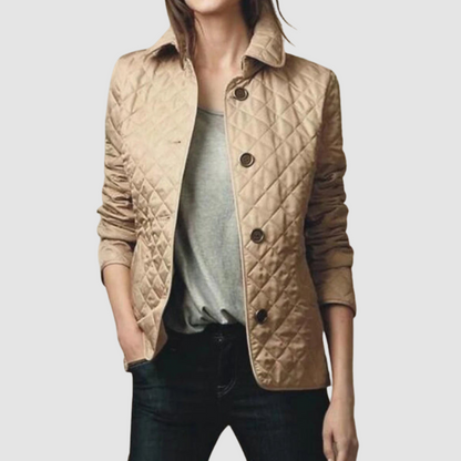 Stephanie – Quilted Button-Up Jacket