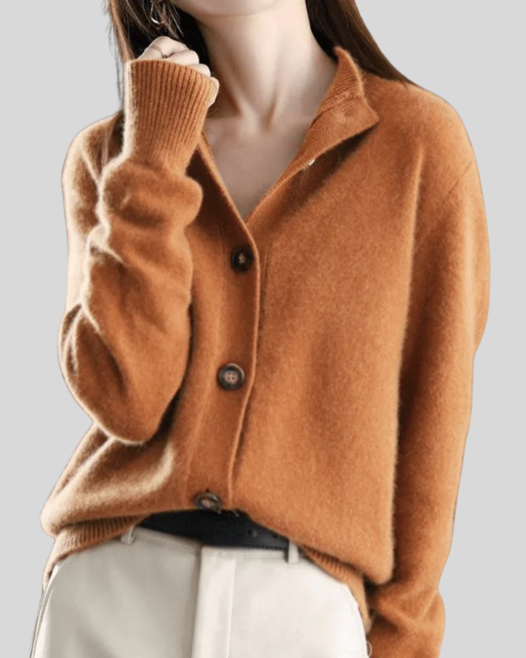 Claudette – Button-Down Knit Cardigan