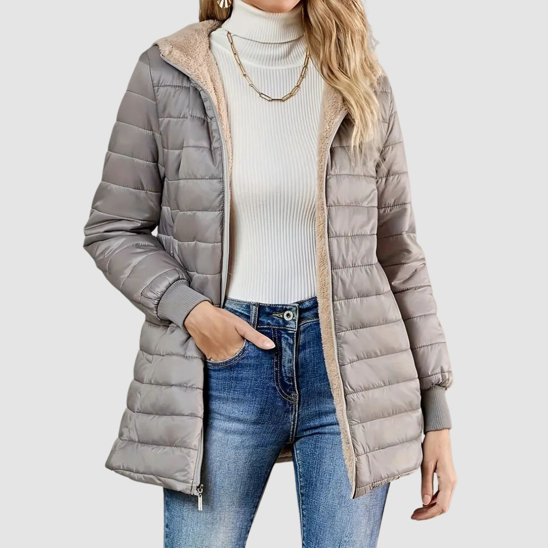 Diane – Fleece-Lined Quilted Puffer Jacket