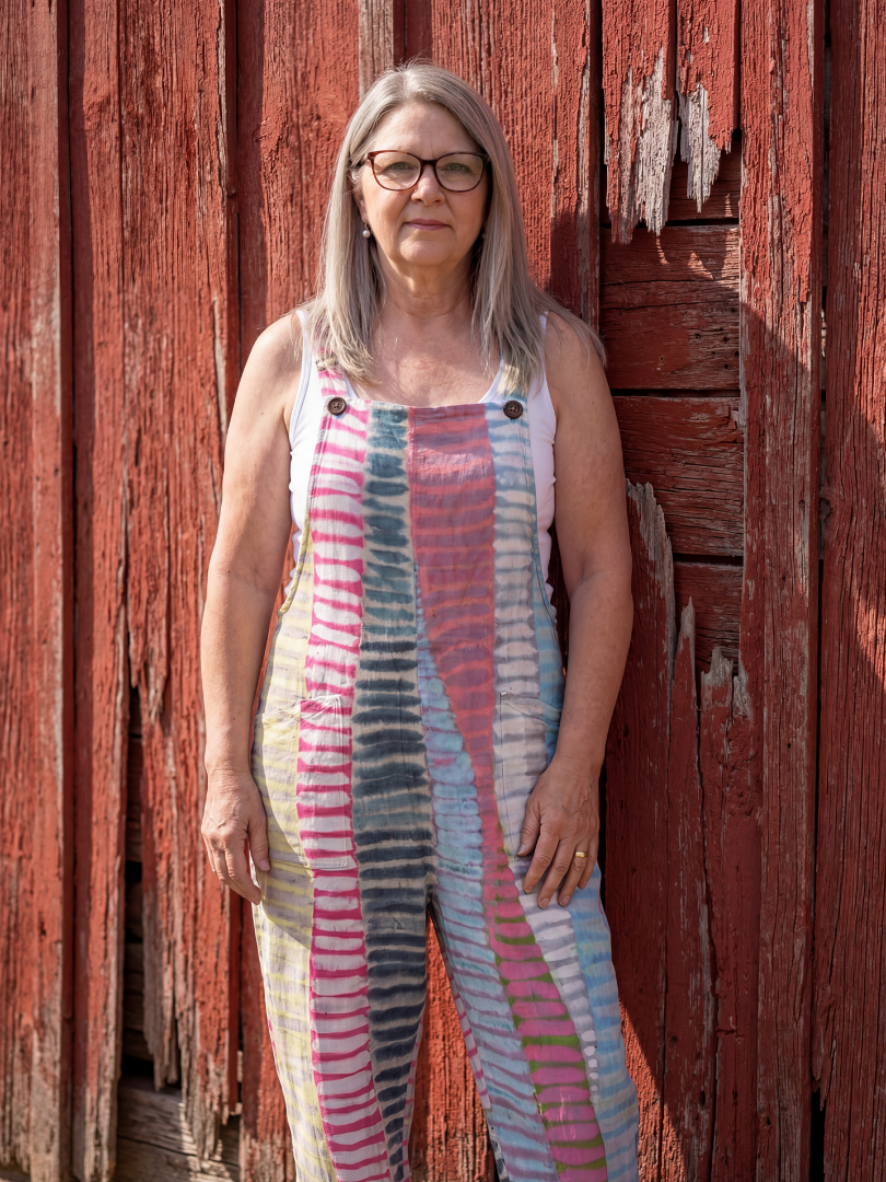 Cady | Striped Overalls