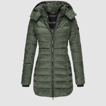 Patricia – Elegant Longline Puffer Coat