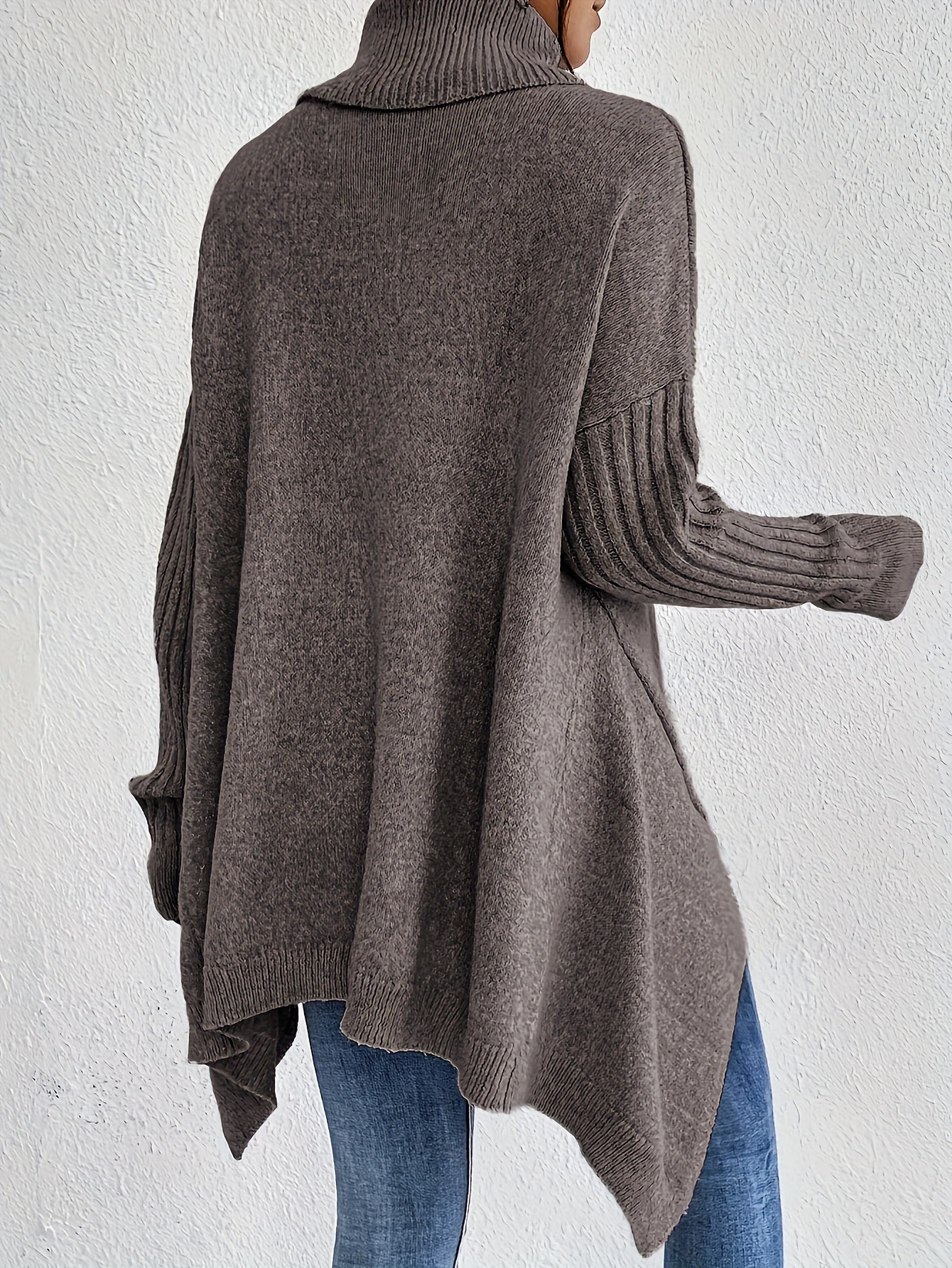 Viola – Turtleneck Oversized Knit Sweater