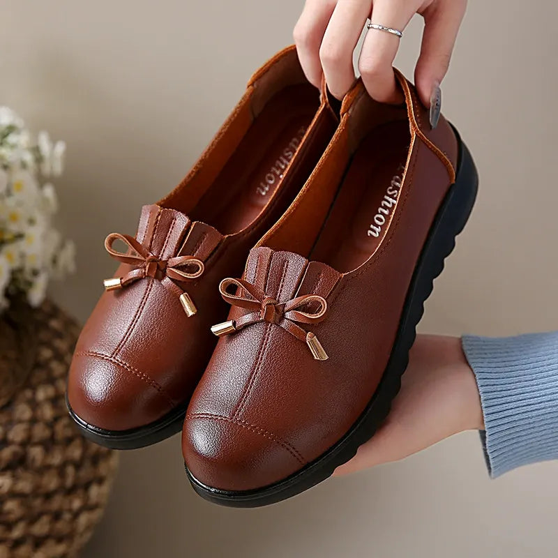 Thelma – Bow Detail Comfort Loafers