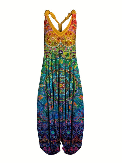 Reva | Printed Harem Jumpsuit