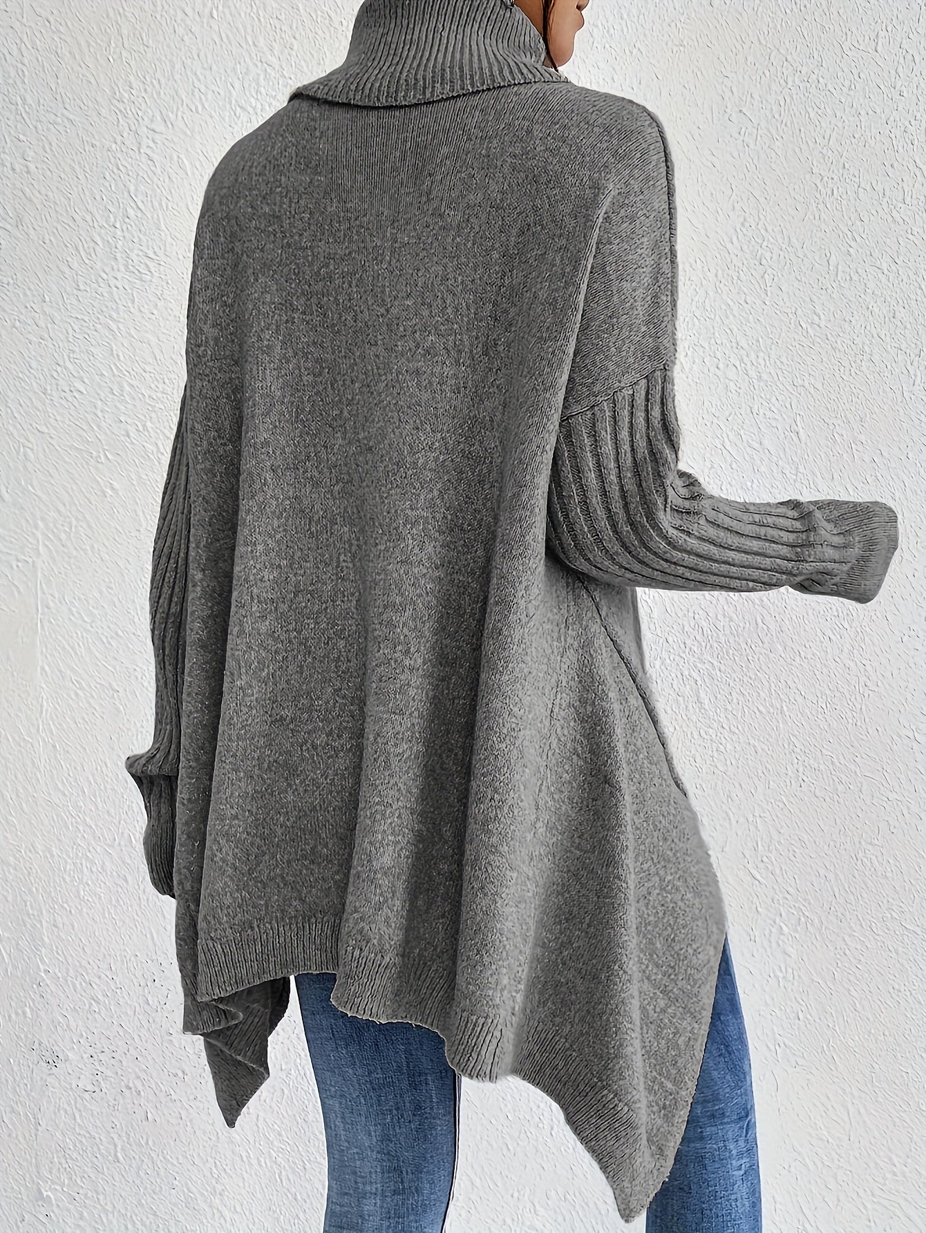 Viola – Turtleneck Oversized Knit Sweater