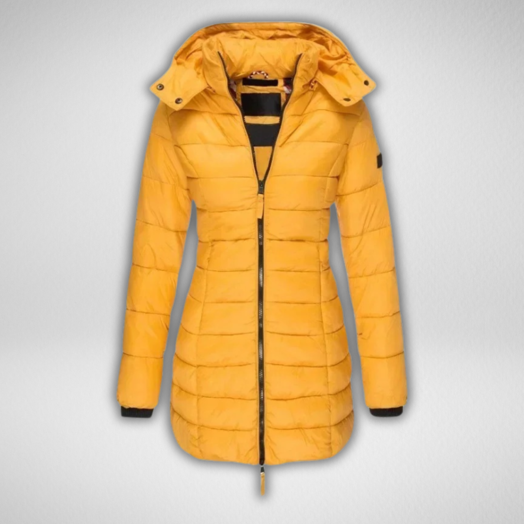 Glenda – Slim Fit Quilted Hooded Coat