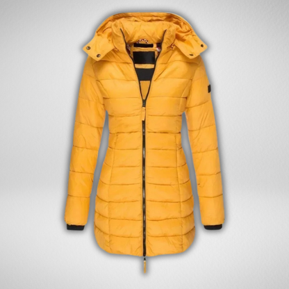 Glenda – Slim Fit Quilted Hooded Coat