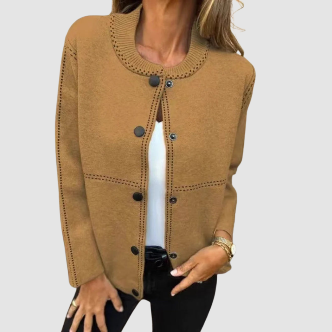 Betty – Button-Front Knit Cardigan