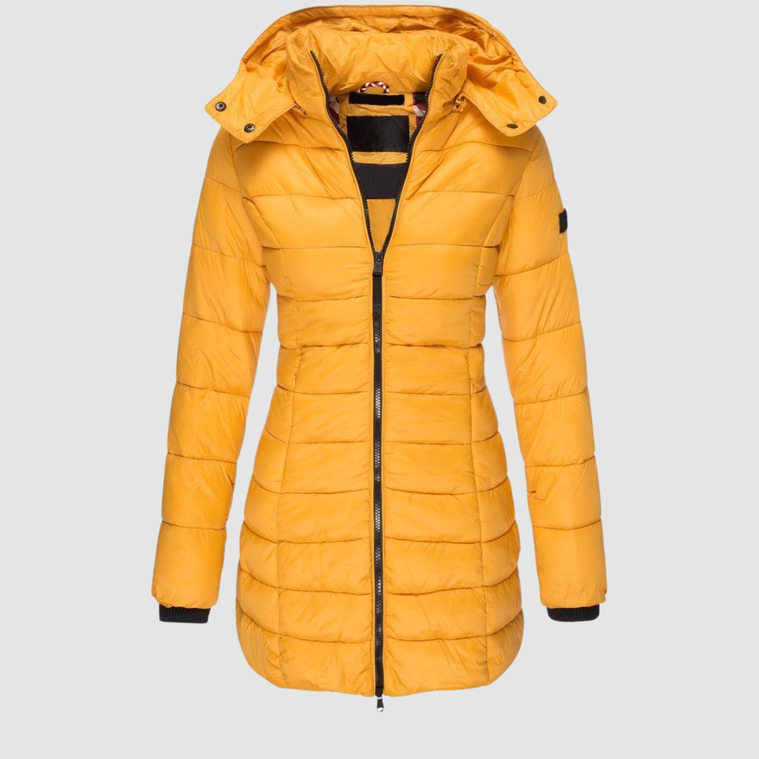Patricia – Elegant Longline Puffer Coat