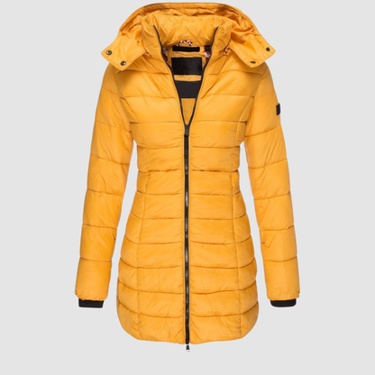 Patricia – Elegant Longline Puffer Coat