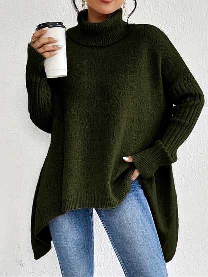 Viola – Turtleneck Oversized Knit Sweater