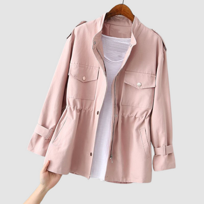 Cheryl – Elastic Waist Utility Jacket