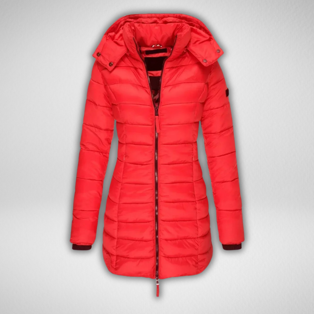 Glenda – Slim Fit Quilted Hooded Coat