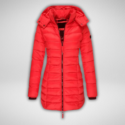 Glenda – Slim Fit Quilted Hooded Coat