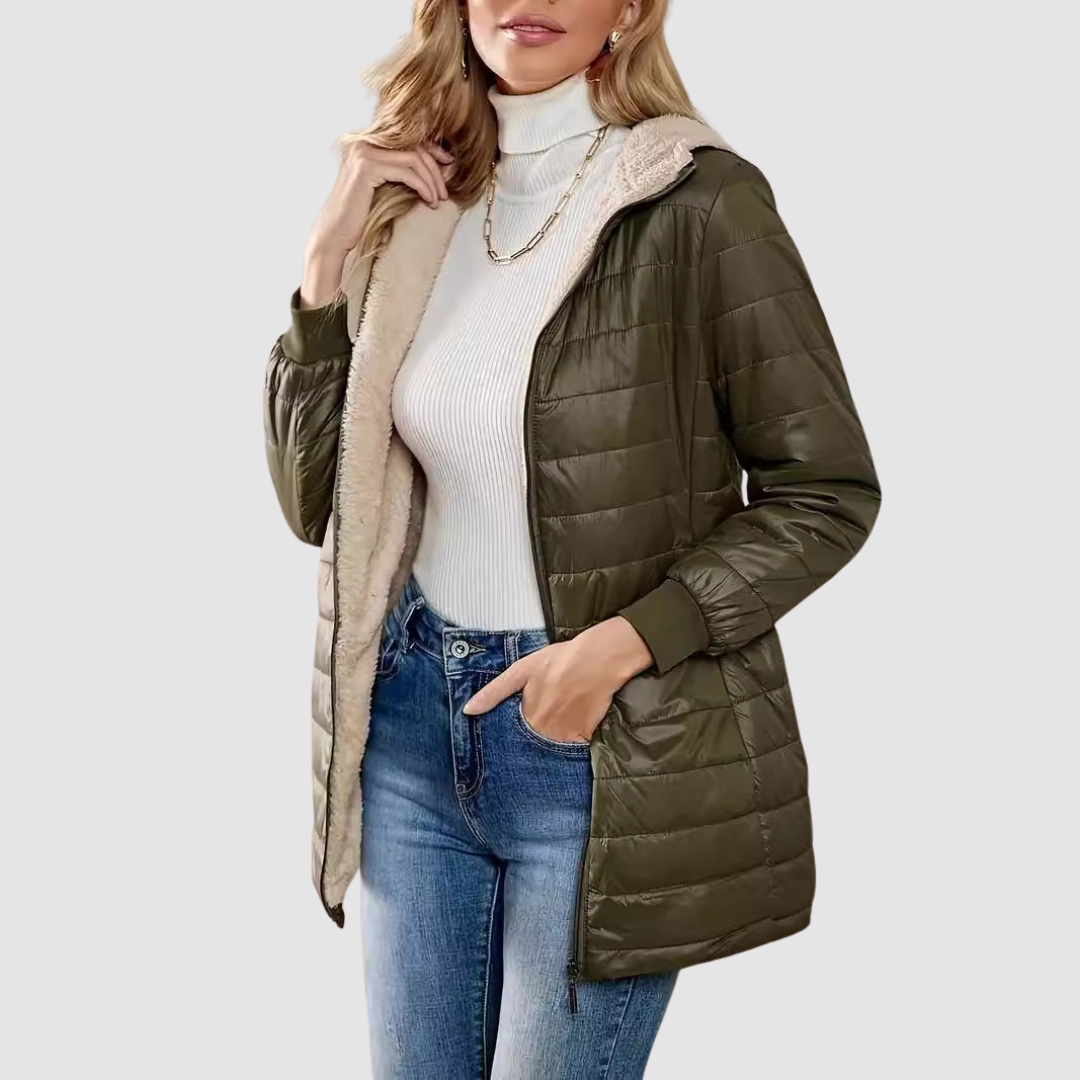 Diane – Fleece-Lined Quilted Puffer Jacket