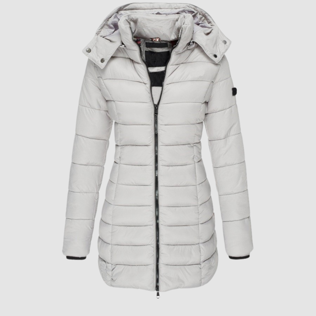 Patricia – Elegant Longline Puffer Coat