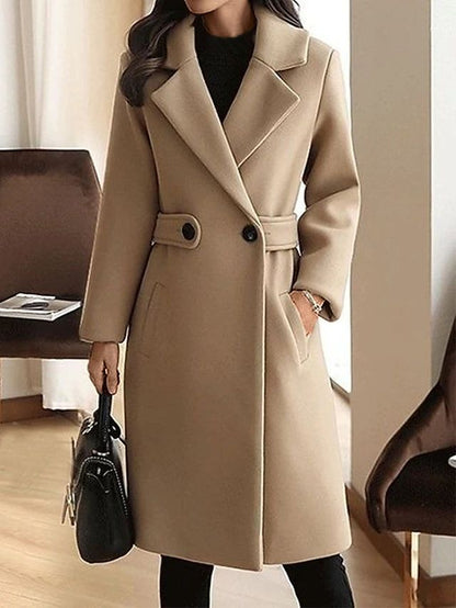 Idelle – Longline Tailored Lapel Coat