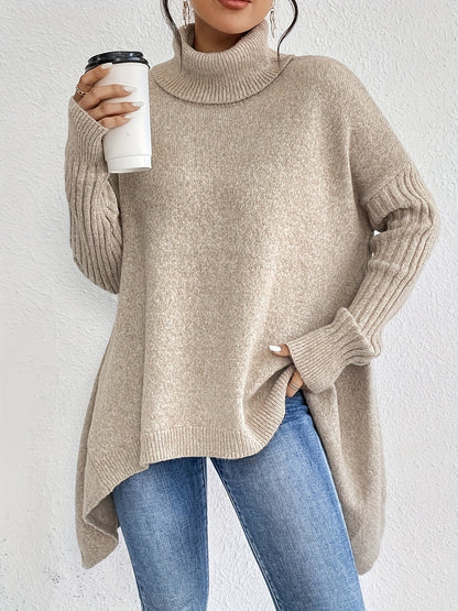 Viola – Turtleneck Oversized Knit Sweater