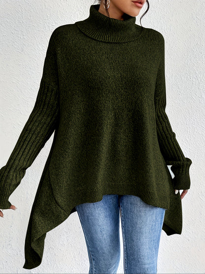 Viola – Turtleneck Oversized Knit Sweater