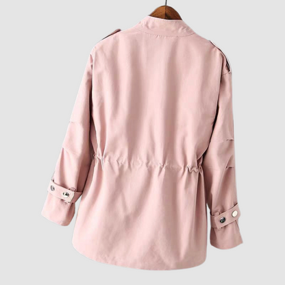Cheryl – Elastic Waist Utility Jacket