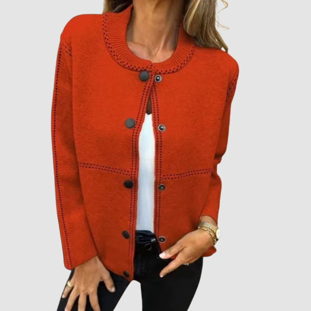 Betty – Button-Front Knit Cardigan