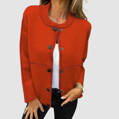 Betty – Button-Front Knit Cardigan