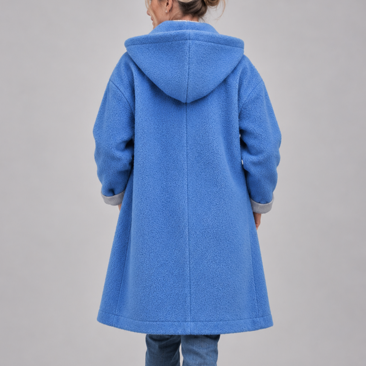 Gina – Hooded Button-Front Coat
