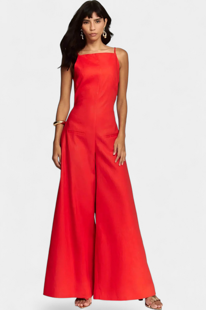 Teresa – Wide Leg Structured Jumpsuit